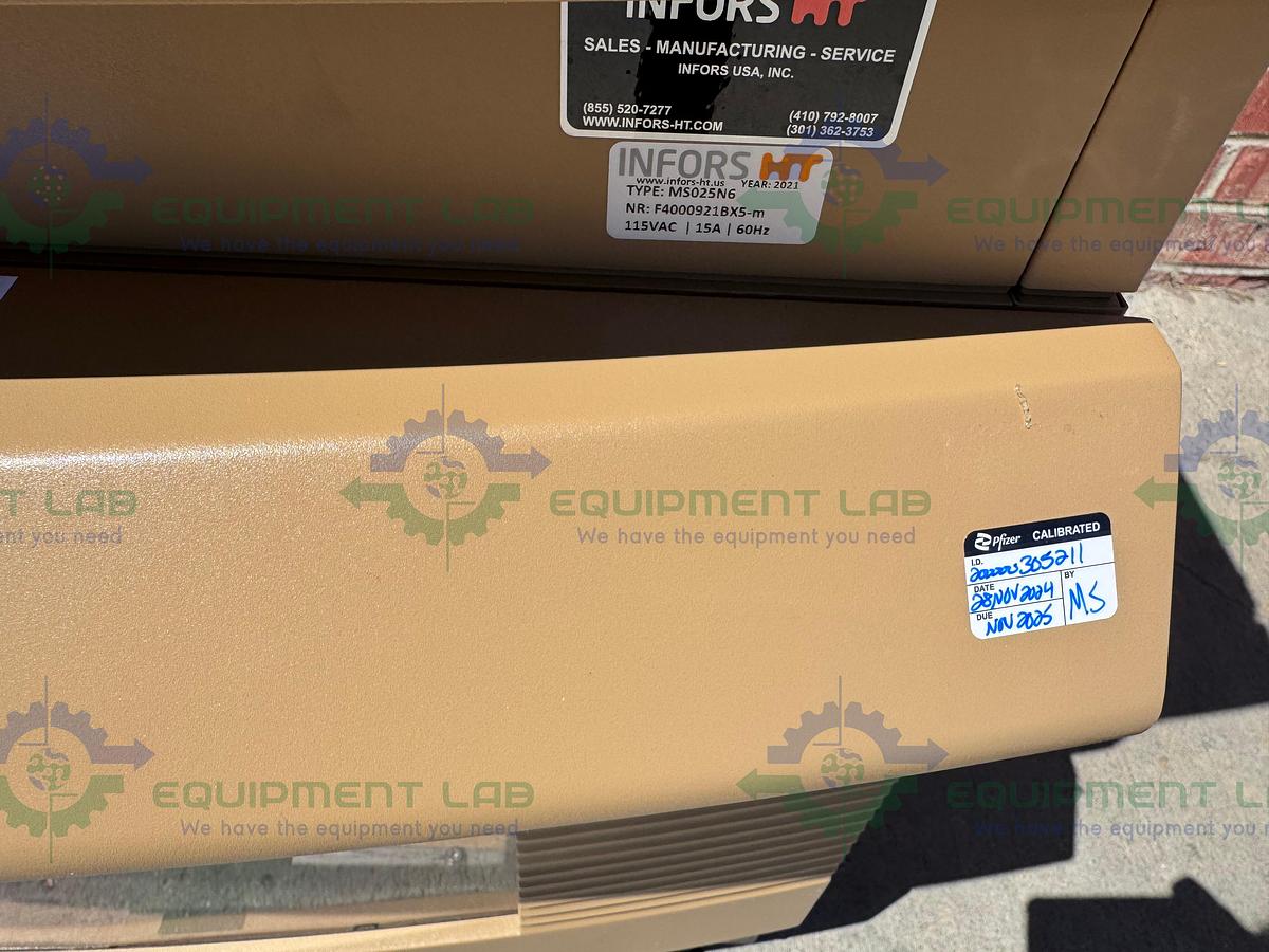 Used Infors HT Multitron Double Stacked CO2 Humidity Incubator Shaker 65°C MFG: 21