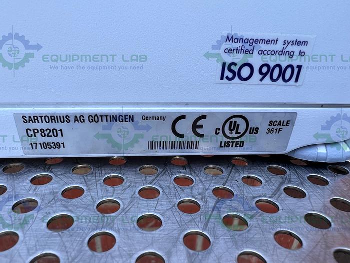 Used Sartorius  CP8201 Top Loading Precision Balance w/ Power Supply