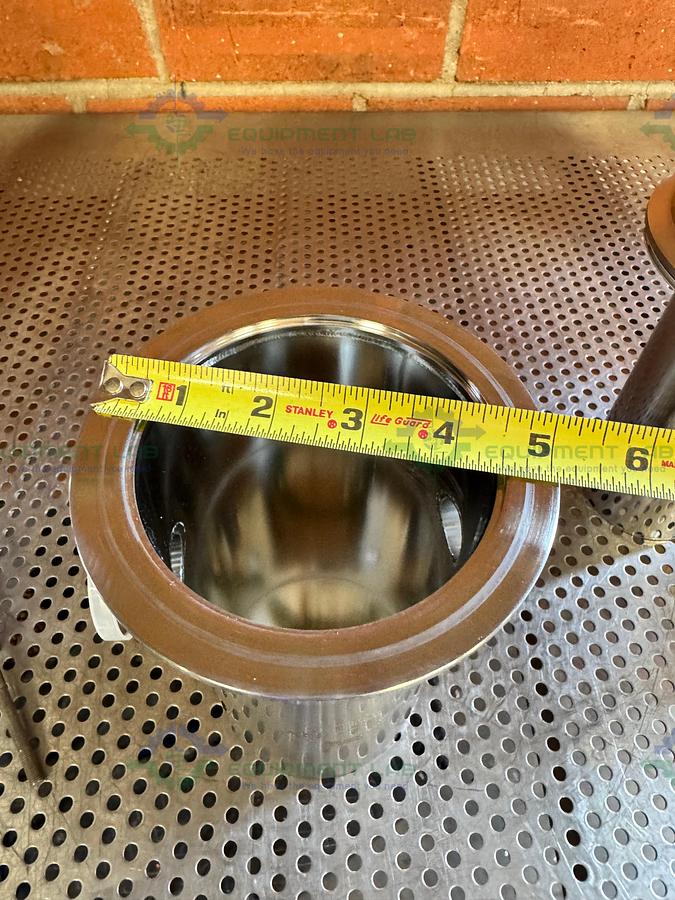 Used Ancorp VSCI-800-QF25 In Line Liquid Nitrogen Cold Trap 0.8 L w/ QF25 Fitting