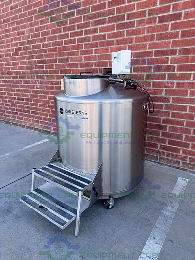 Used CHART MVE 1520 ETERNE F Series Liquid Nitrogen Cryogenic Storage Tank