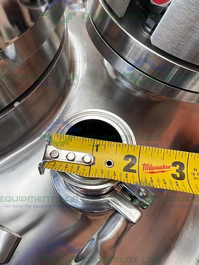 Used Paul Mueller  47-59 Liter Stainless Steel Jacketed Mixing Tank w/Scrape Agitation