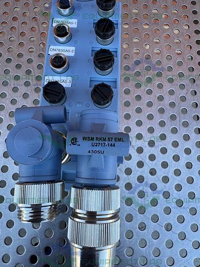 Used SMC EX250-SDN1 Input Output Si Unit w/ Turck JBBS 57-E812 DeviceNet Hub Junction