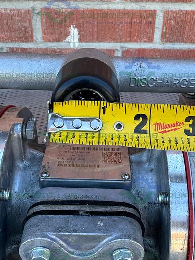 Used Idex Sandpiper S05 Stainless Steel/Aluminum Double Diaphragm Pump 1" Threaded