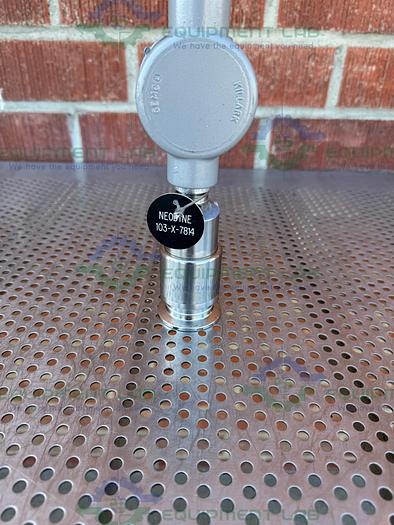 Used ITT 103-X-7814 Neo-Dyn Pressure Switch w/ Killark GEMC Aluminum Outlet Body