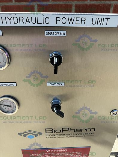 Used BioPharm  Hydraulic Power Unit w/ Interface Devices P Series Pump