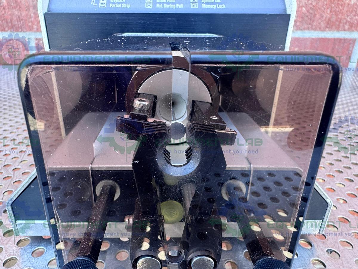 Used Schleuniger MP257 Programmable Coaxial Cable Stripping Machine