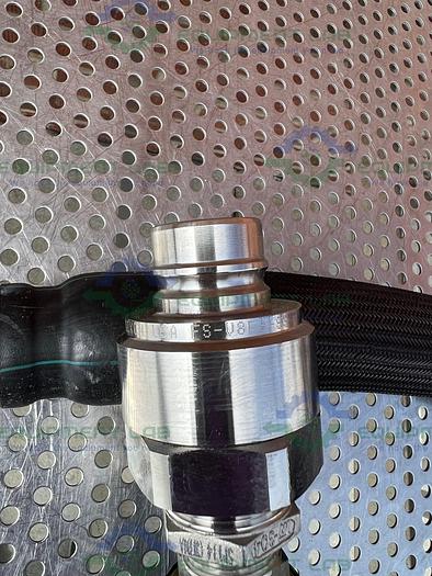 Used Huber Insulated Chiller Hose 53" w/ 1" Female Threaded to 1" Quick Disconnect