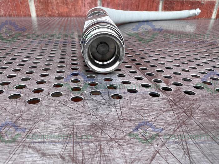 Used Sani Tech 38" GR-FDA Hose w/ Swagelok Quick Connect Stainless Steel Fitting