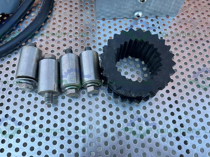 Used Stainless Motors  PG2G14N04B1TG3 Washdown Duty Motor w/ Spiral Bevel Reducer 3PH