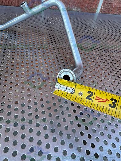 Used ITT Pure Flo .75-316L- RA20MAX 4 Way Diaphragm Valve w/ 3/4" Sanitary Fitting