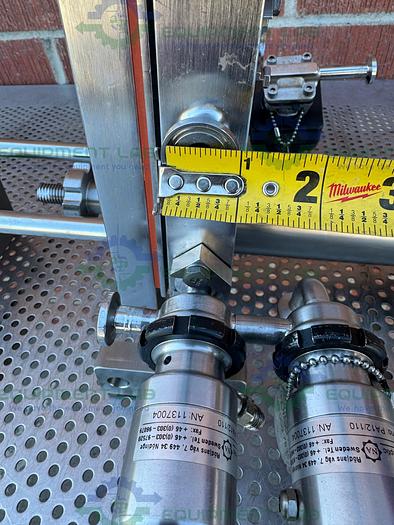 Used Millipore Stainless Steel Pellicon Filter Holder w/ ITT Valves, Actuator