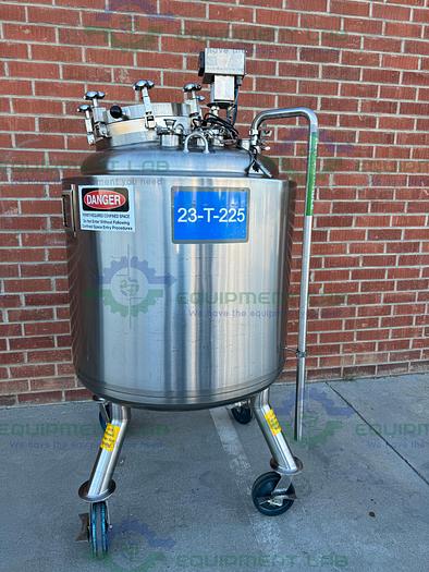 Used Feldmeier Equipment 450 Liter Stainless Steel Jacketed Reactor 120 FV PSI
