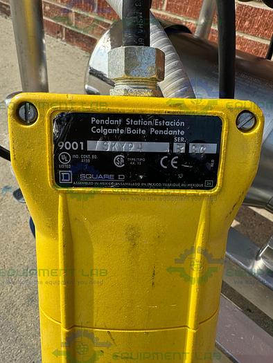 Used Idex Wright Flow  S3S Rotary Lobe w/Stainless 3 HP Motor, Controller