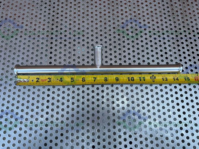 Used Lot of 2 - Unbranded 316 Stainless Steel Tee w/ 3/4" Sanitary Fitting
