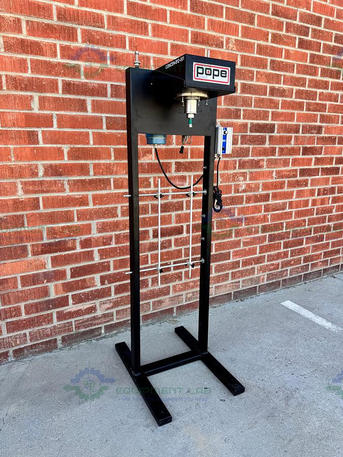 for parts or not working Pope Scientific Wiped Film Evaporator Frame w/ Graham 6017 Motor 1/3 HP