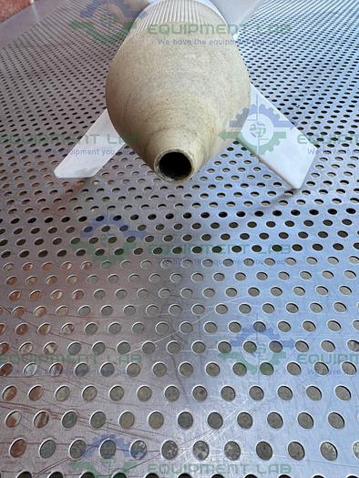 Used Chemglass Impellers w/ Glass Stirrer Shaft 30mm , For 100 L Chemglass Reactor 60"