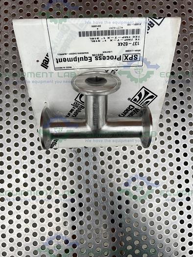 SPX  137-624X Stainless Steel 3 Way Tee Adapter 1" Sanitary Fitting