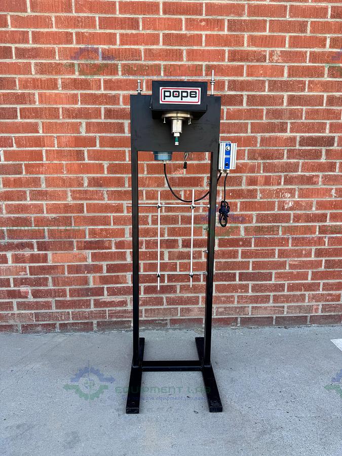 for parts or not working Pope Scientific Wiped Film Evaporator Frame w/ Graham 6017 Motor 1/3 HP