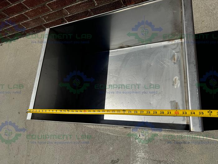 Used Unbranded Stainless Steel Weighing Bucket 32" x 16" x 24", 45 Gallon