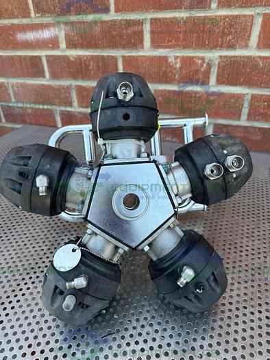 Used 5 ITT Pure Flo Advantage Stainless Steel Diaphragm Valve w/ 1" Sanitary Fitting