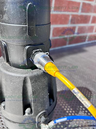 Used ITT Pure-Flo A216 Diaphragm Stainless Steel Valve 1.5" w/ Asco Valve Positioner