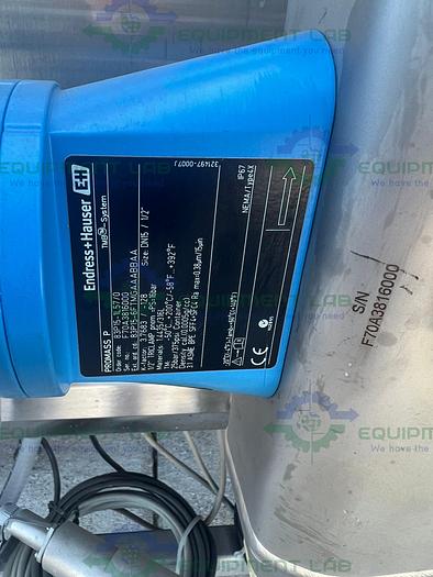 Used Millipore MPODPILOT CP2EA8875 Filter Press Skid w/ E & H Promass P Flowmeter