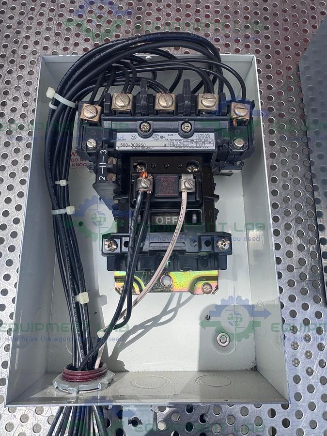 Used Allen Bradley 500-B0D950 Series B Contractor w/ Enclosure 7" x 10"x 5"