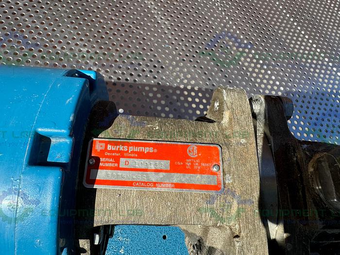 for parts or not working Burks Pumps 30T5M-SS Pump w/ Franklin Electric 1103145400 Motor 1/3 HP