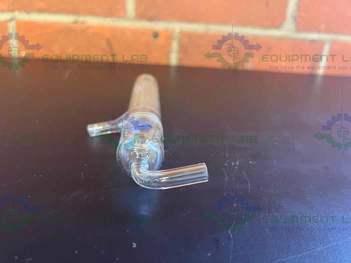 Used Quark Enterprises Vacuum Trap One Piece w/ Top Inlet Tube Bent At a 90° Angle