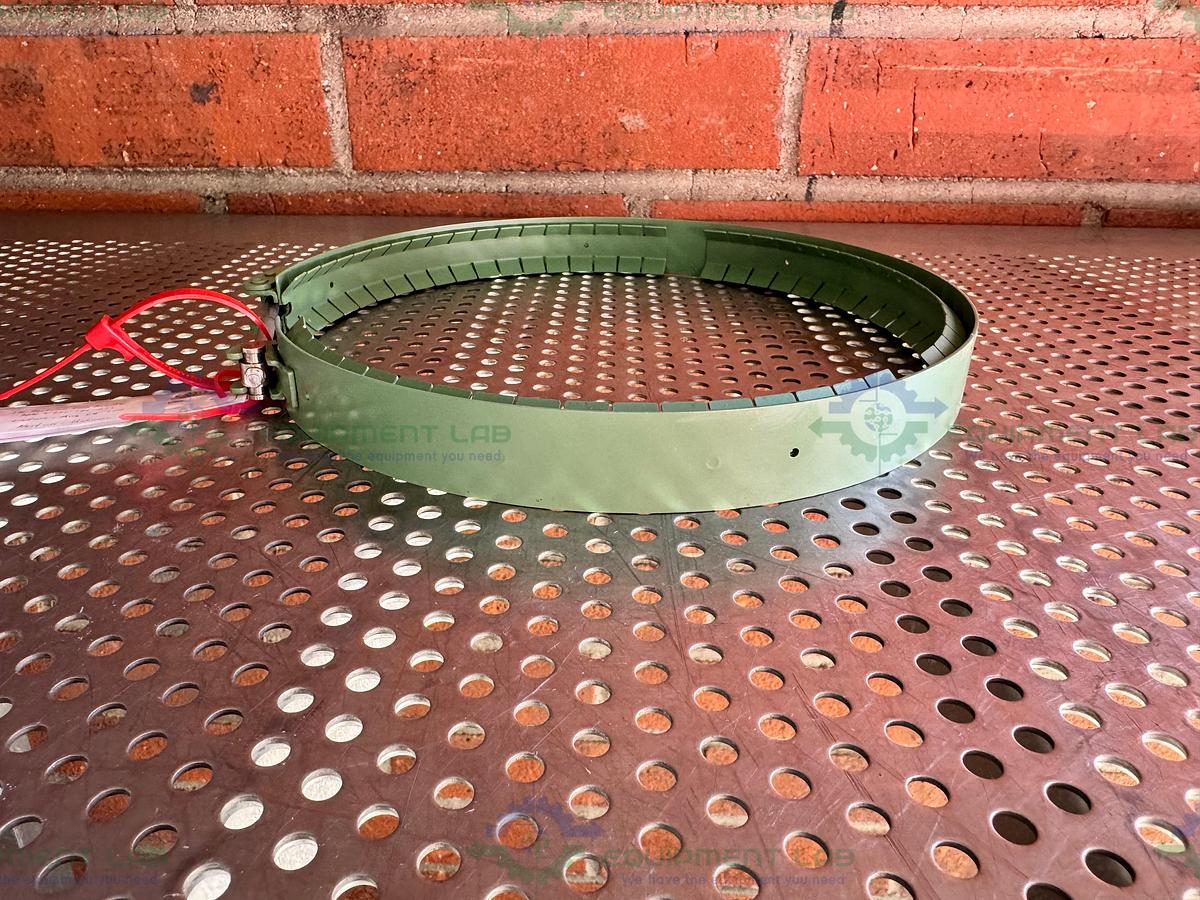 Used Chemglass 10 L Glass Reactor Quick Release Clamp 10" PTFE Coated