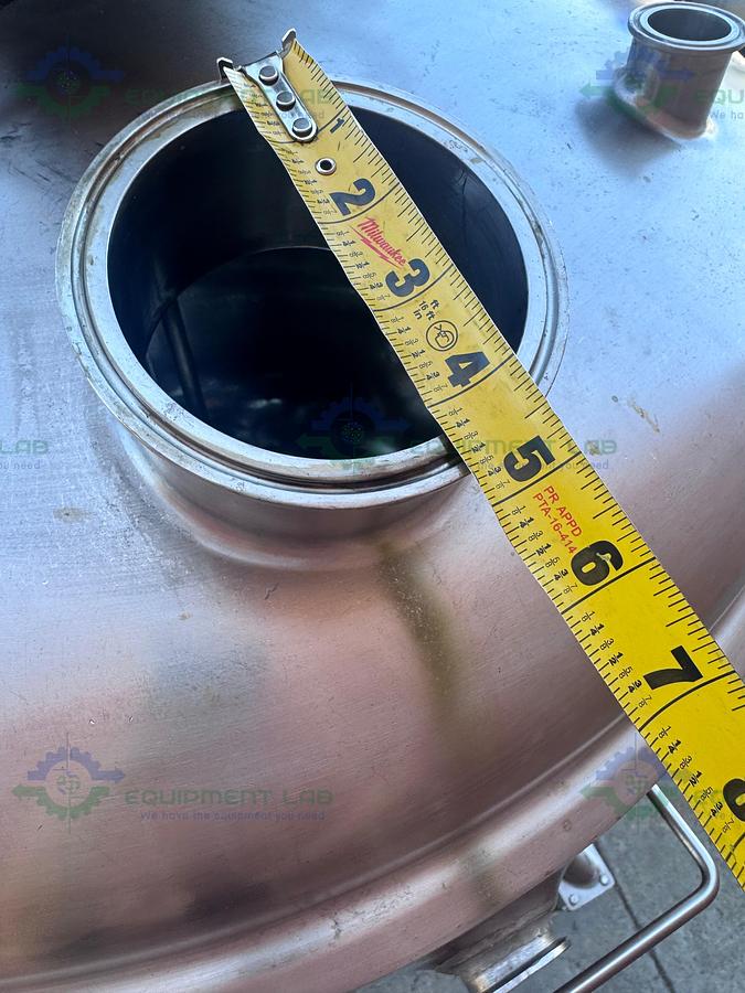 Used Precision Stainless 600 Liter Stainless Steel Jacketed Reactor 50 PSI