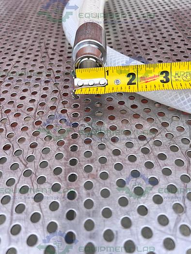 Used Saint Gobain SBP 0750 Pure Fit 96" Hose w/ 3/4" to 1 1/2" Sanitary Fitting 90PSI