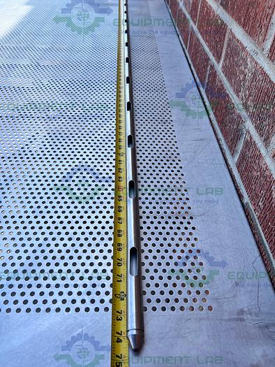 Used Stainless Steel Pointed-Plunger Lance Sampler Probe w/ 75" Rod