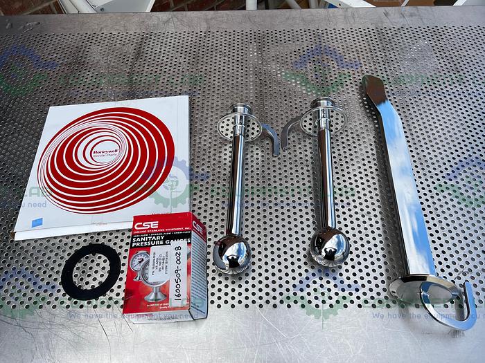 Used Paul Mueller  47-59 Liter Stainless Steel Jacketed Mixing Tank w/Scrape Agitation