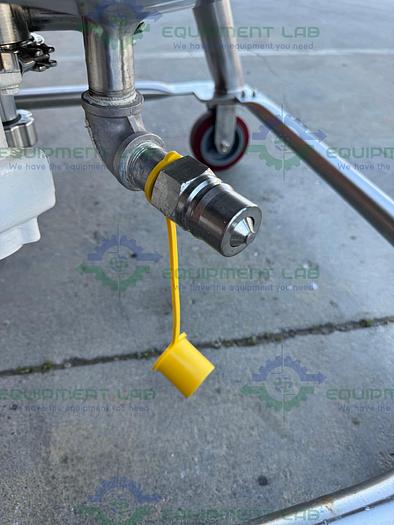 Used DCI 250 Liter Stainless Steel Jacketed Reactor 45 PSI w/ Bottom 0.5 HP Mixer