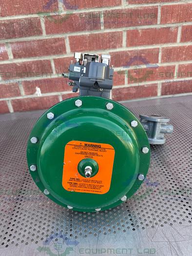 Used Fisher Controls V150 Stainless Steel 1" Air Operated / Pneumatic Vee-Ball Valve