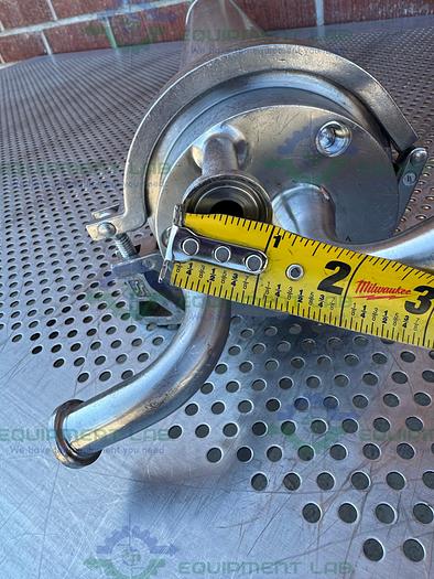 Used Allegheny Bradford 6.2 Liter Stainless Steel Filter Housing 150 PSI