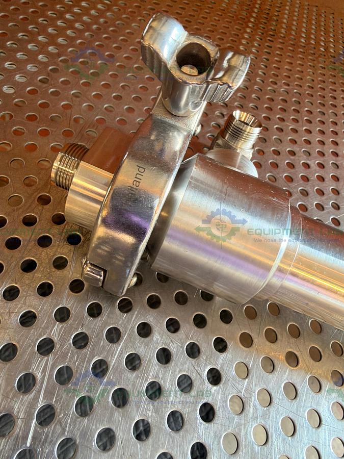 Used Exergy 01095-3 Stainless Steel Shell and Tube Heat Exchanger 2.83 ft cubed