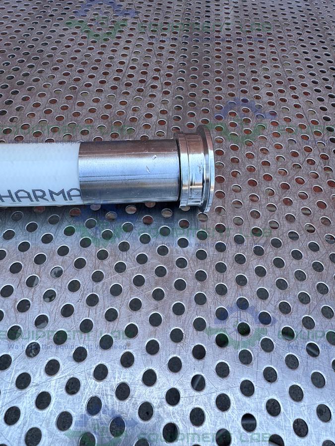 Used Aflex Pharmaline 1815-FH-005  Silicone Hose 12" w/ 1" Sanitary Fitting