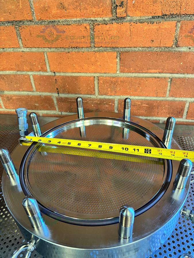 Used Stainless Steel 270mm High Press Membrane Disc Filter Housing 1000 PSI