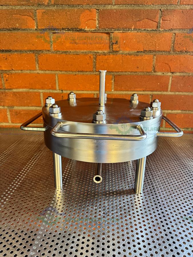 Used Stainless Steel 270mm High Press Membrane Disc Filter Housing 1000 PSI