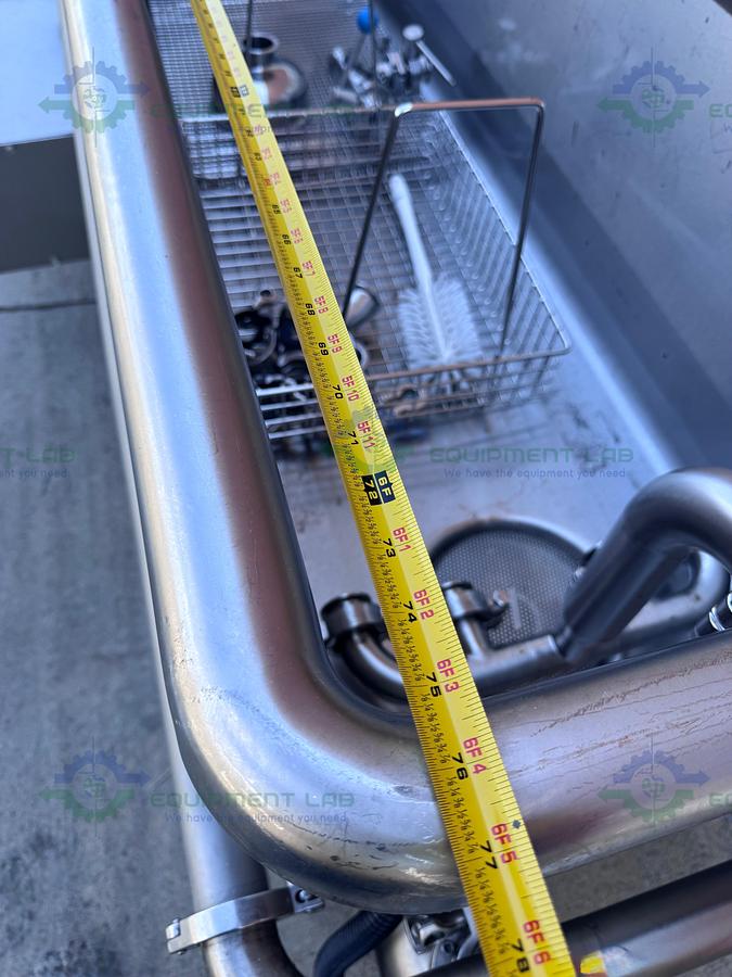 Used Sani Matic Stainless Steel 350 Liter COP System Parts Washer Skid