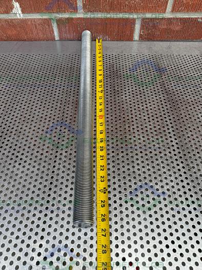 Used Unbranded All Threaded Rod Grade B8M, ASTM A193, 26.5" x 1 1/2"