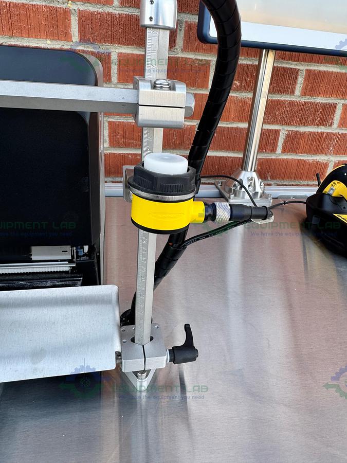 Used Optel Portable Manual Packing Station w/ Sato CL6NX Thermal Printer, Scanner