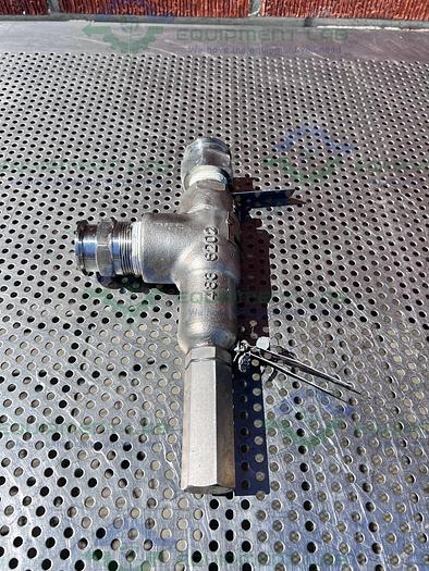 Used Chalmers & Kubeck 19226LCO Pressure Relief Valve 70 PSI, 1" Sanitary Fitting
