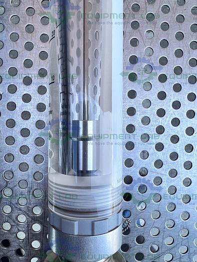 Used Blue White Industries F-410 Flowmeter w/ Swagelok Fittings