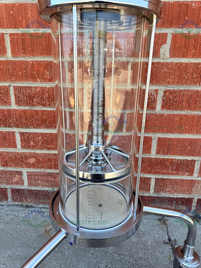 Used Cytiva / GE / Pharmacia BPG / Schott 200 / 500 Chromatography Column