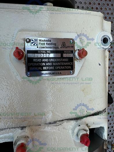 Used Waukesha Cherry Burrell 015 Rotary Lobe Pump w/ Stainless 1/2 HP Motor 3PH