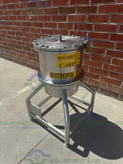 Used Mann Stainless Steel 300mm x 400mm Filter Housing w/ Full Vacuum Pressure Vessel