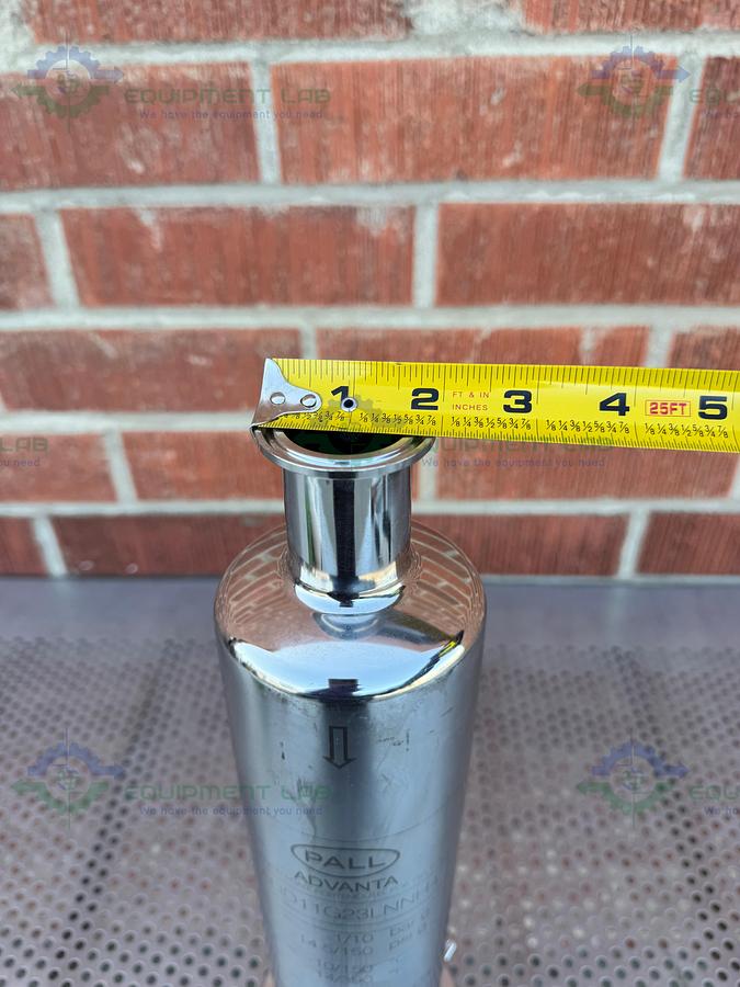 Used Pall Advanta ALID11G23LNNH4 In-Line Liquid And Gas Filter Housings